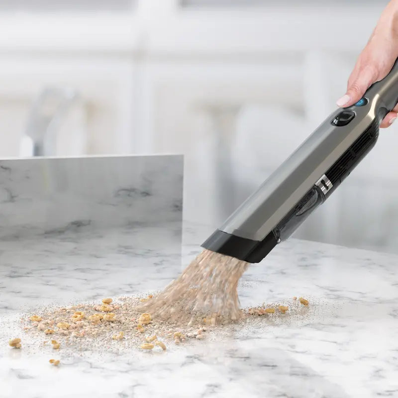Shark WANDVAC Cordless Hand Vac WV201, 1.4 lbs Ultra-Lightweight with Powerful Suction, Charging Dock, One-Touch Empty, LED Indicator, Pet Hair & Tight Spaces Tools Included