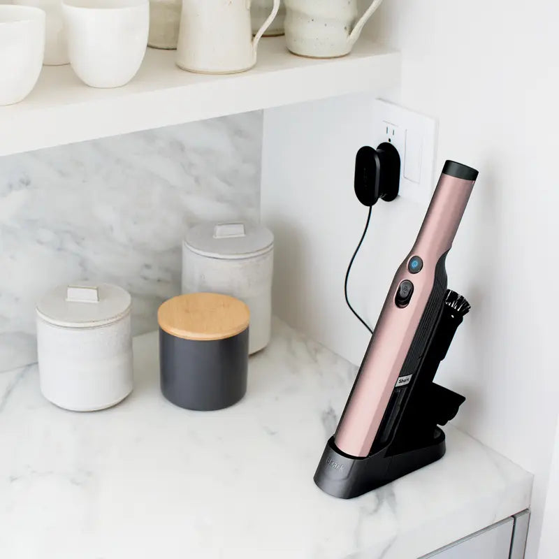 Shark WANDVAC Cordless Hand Vac WV201, 1.4 lbs Ultra-Lightweight with Powerful Suction, Charging Dock, One-Touch Empty, LED Indicator, Pet Hair & Tight Spaces Tools Included